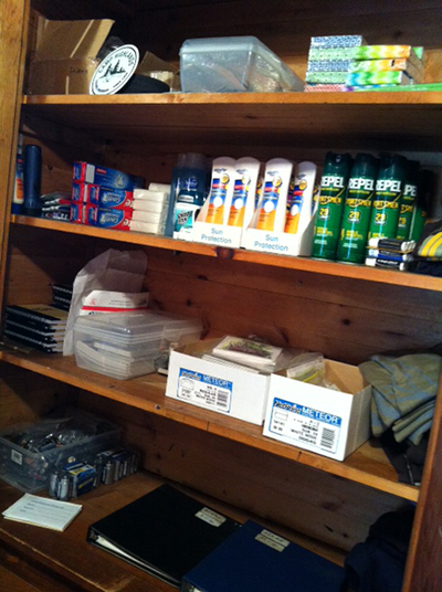 Sunblock, bug spray and other essentials